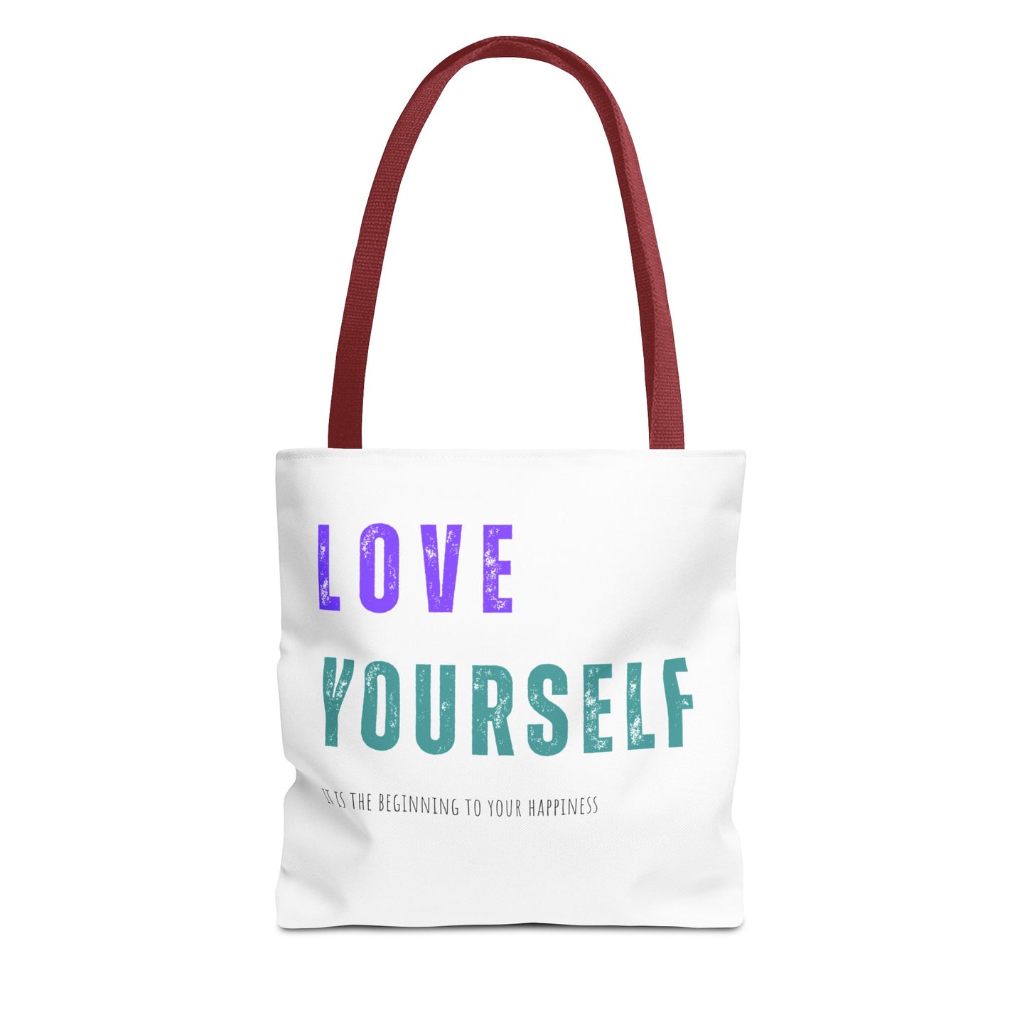"Love Yourself ...it is the beginning to your happiness" Tote Bag