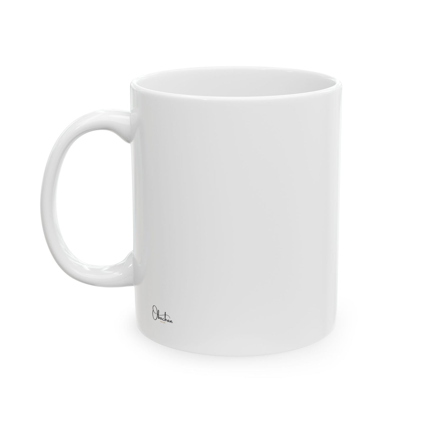 "Mom, My Shining Star" Ceramic Mug, (11oz, 15oz). Personalized with you own name, text, or photo.