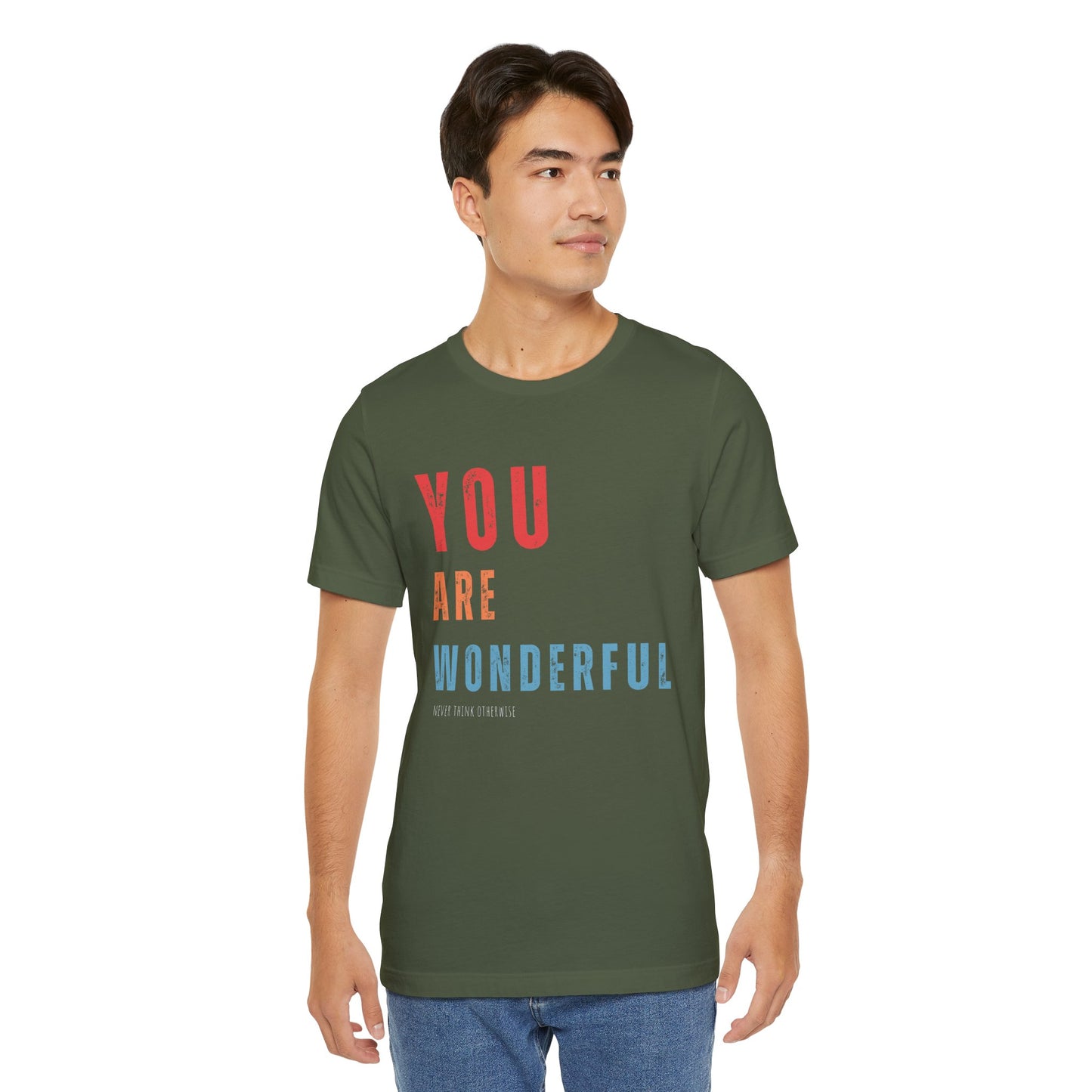 You Are Wonderful Jersey Short Sleeve T-Shirts