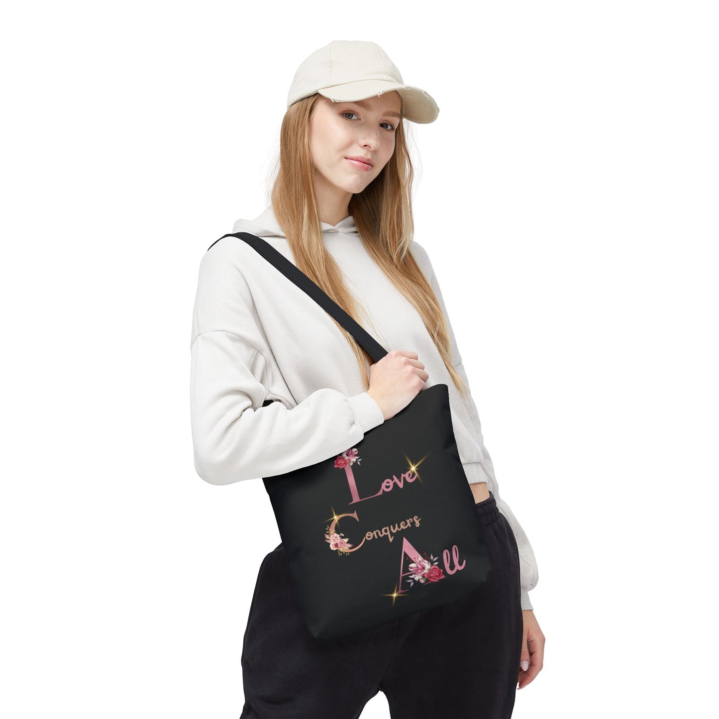 "Love Conquers All" Tote Bag
