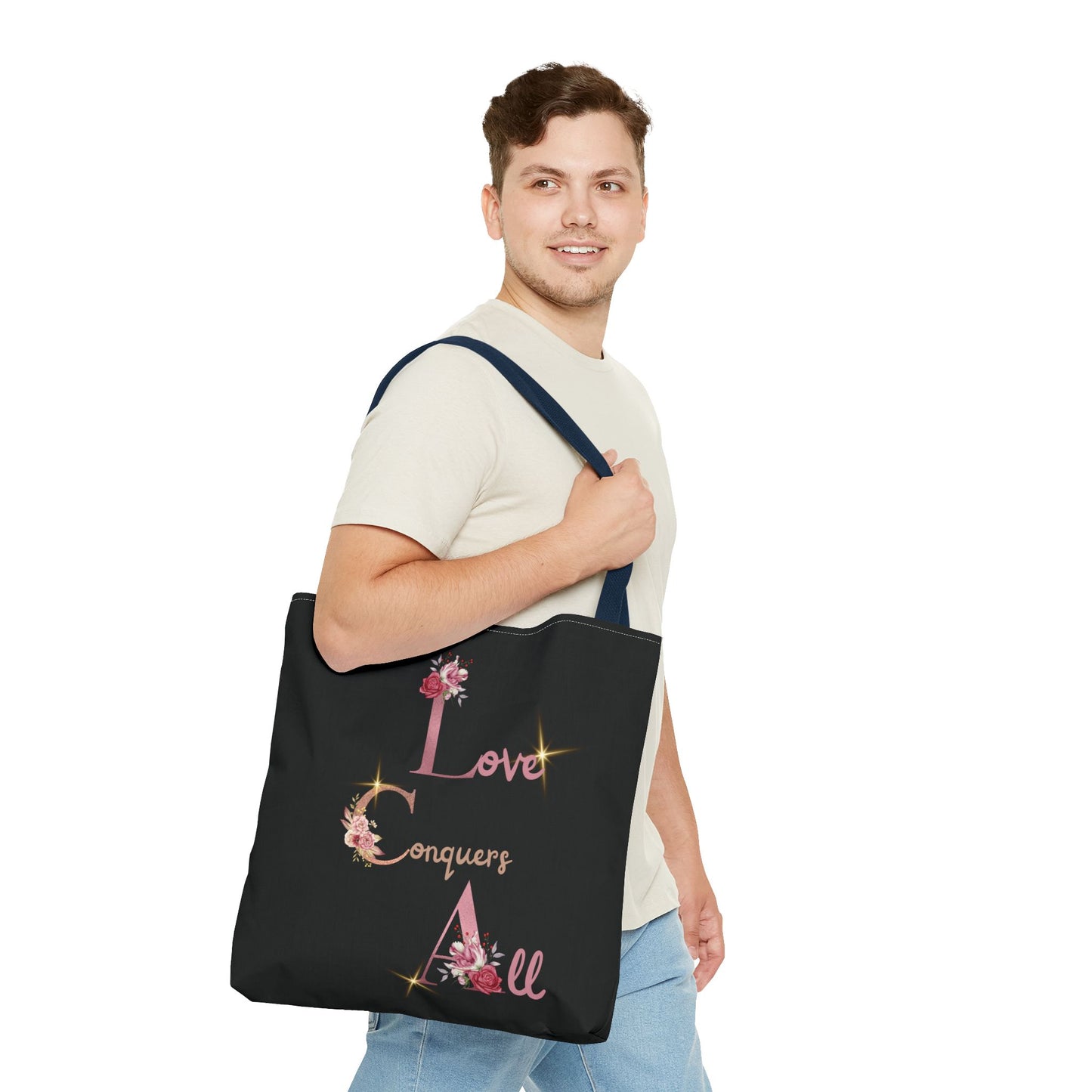"Love Conquers All" Tote Bag