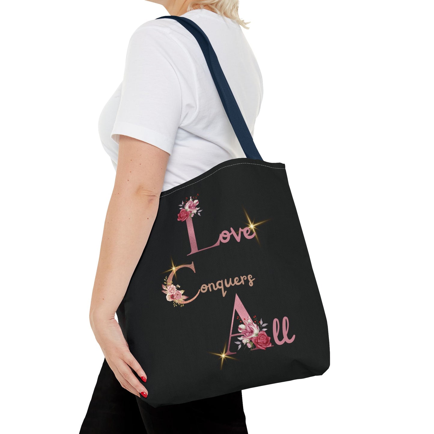 "Love Conquers All" Tote Bag