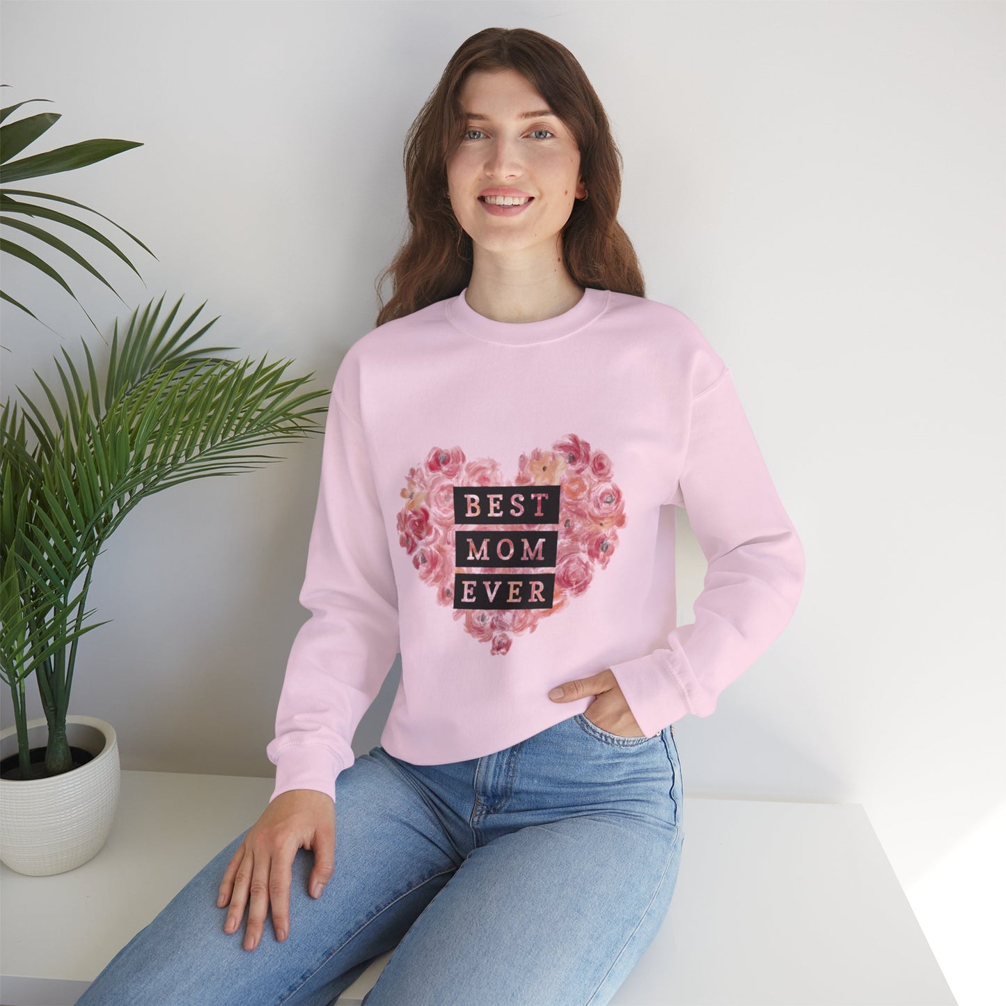 Best Mom Ever Heavy Blend™ Crewneck Sweatshirt