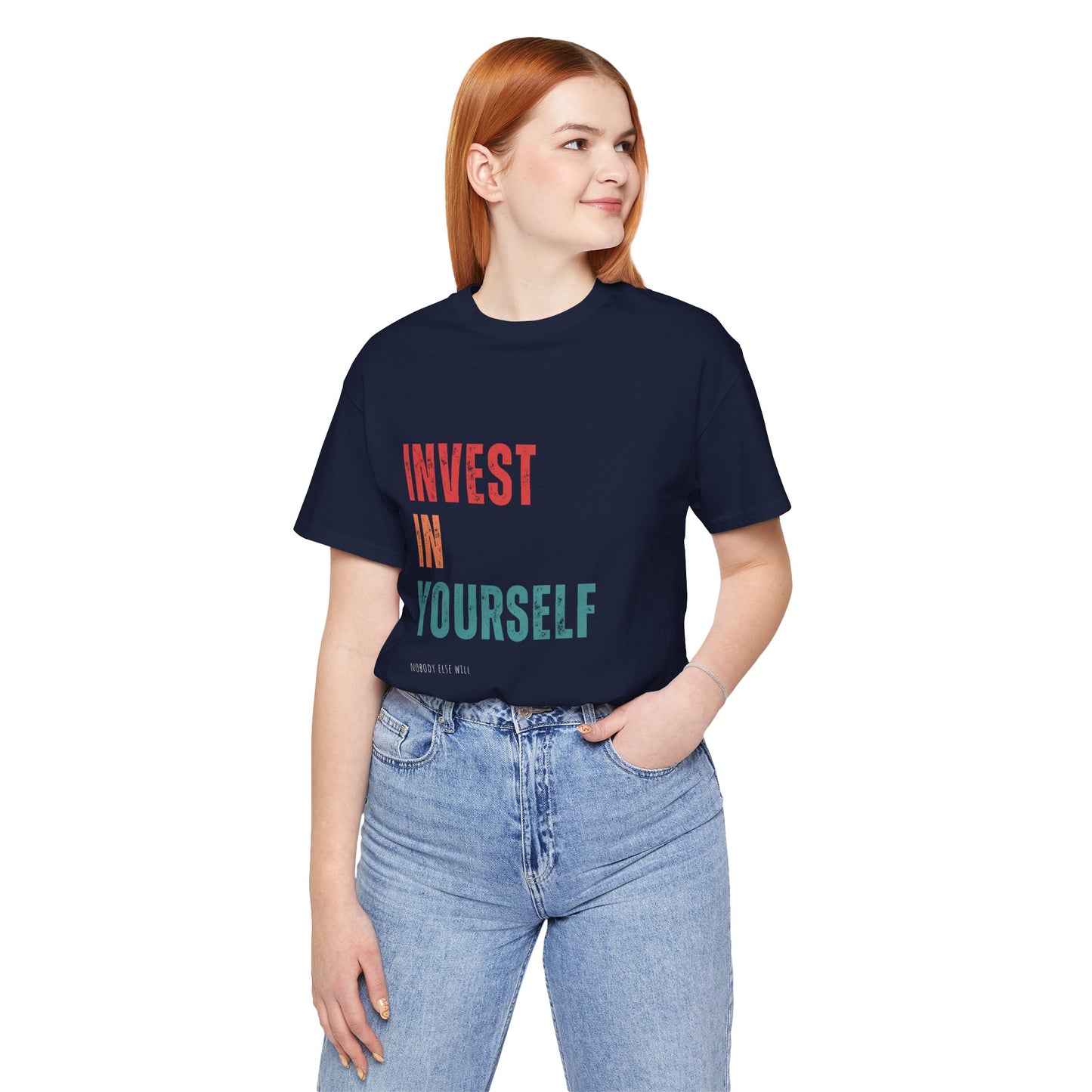 Invest in Yourself Jersey Short Sleeve T-shirts