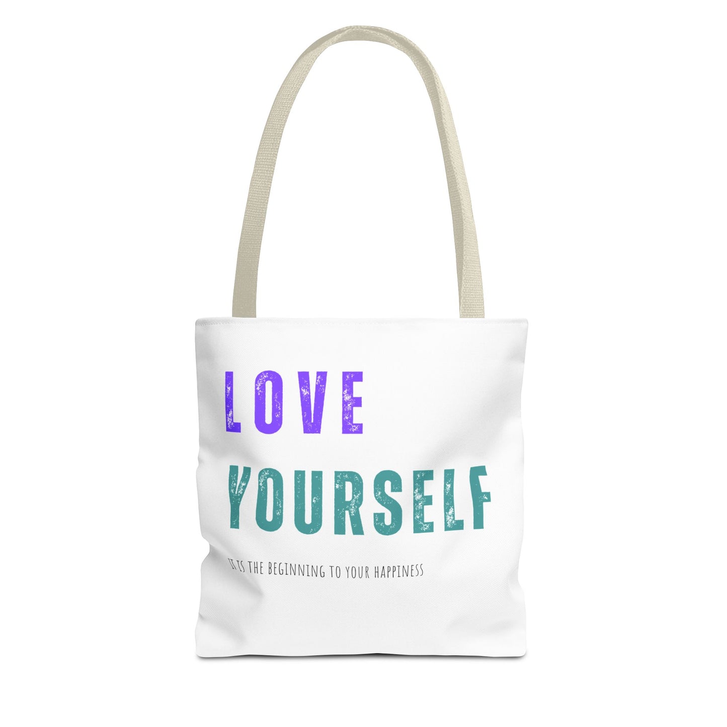 "Love Yourself ...it is the beginning to your happiness" Tote Bag