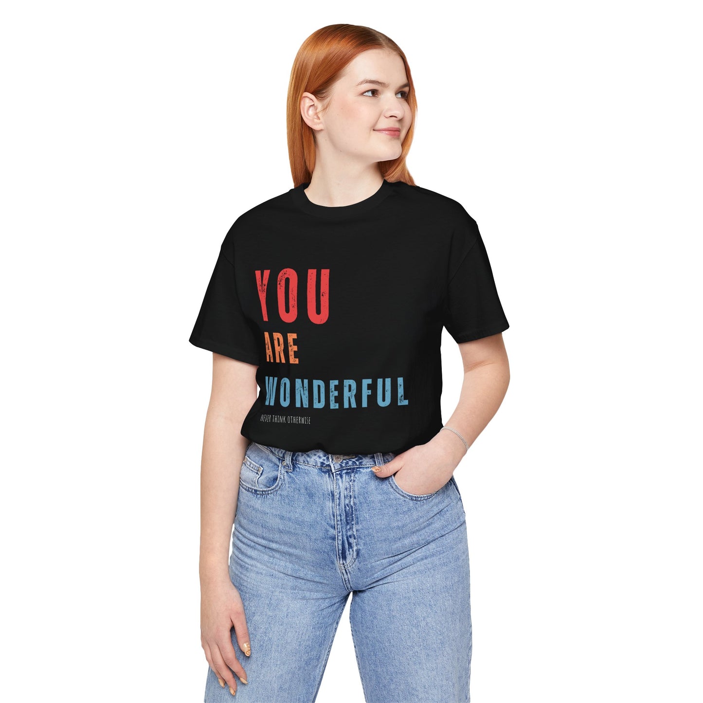 You Are Wonderful Jersey Short Sleeve T-Shirts