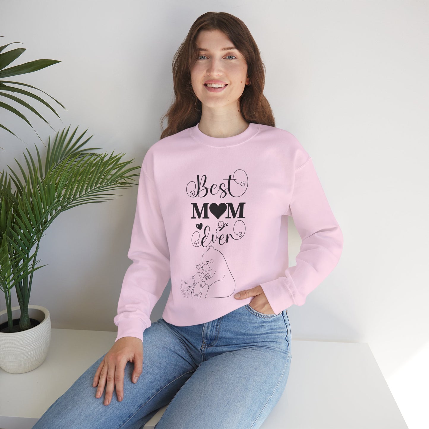 Best Mom ever! Heavy Blend™ Crewneck Sweatshirt