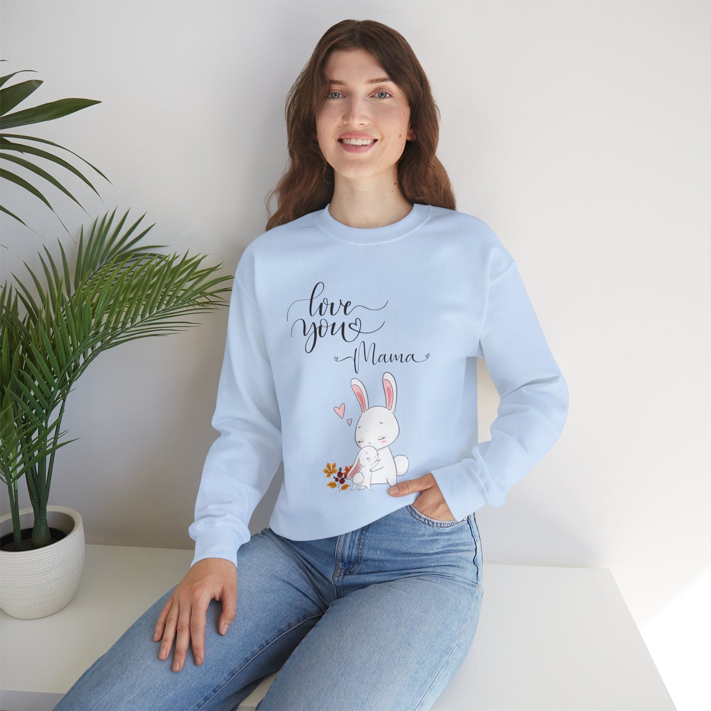"Love You Mama" Crewneck Sweatshirt