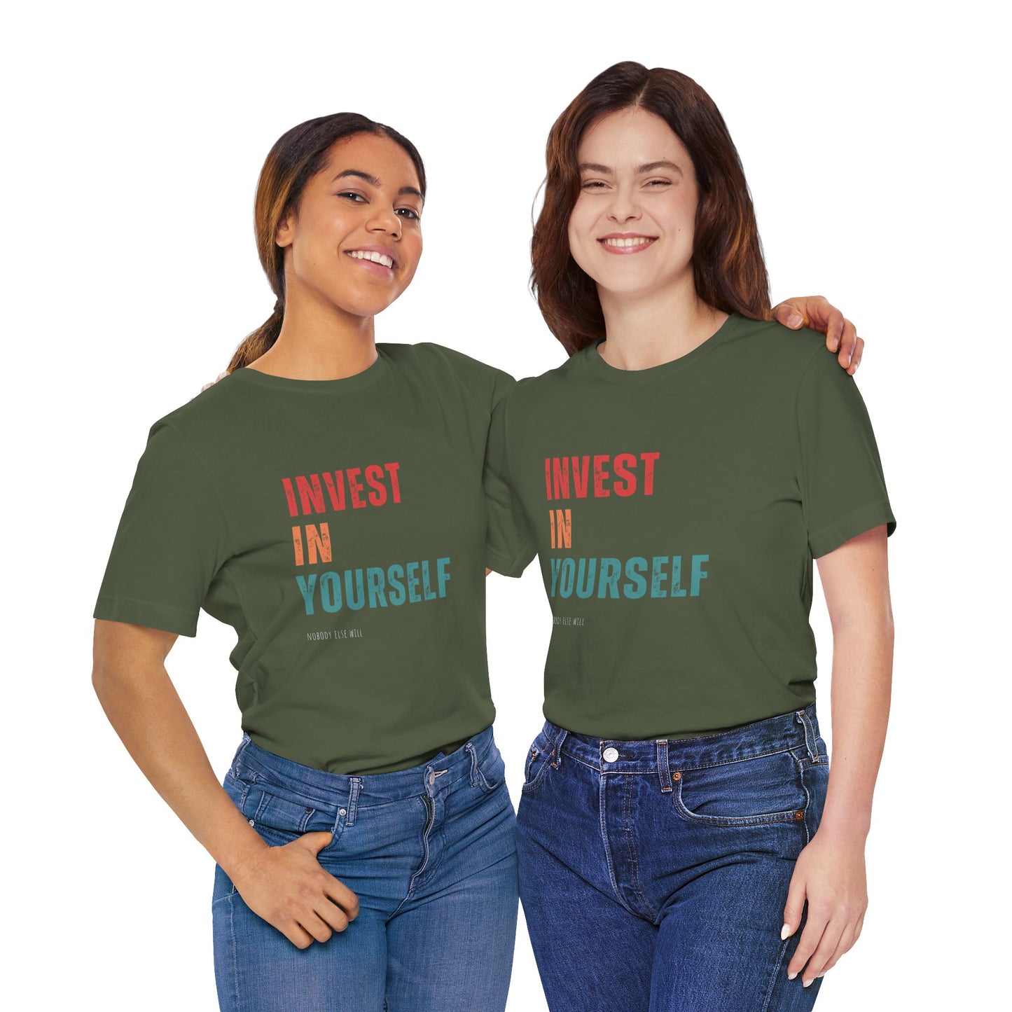 Invest in Yourself Jersey Short Sleeve T-shirts