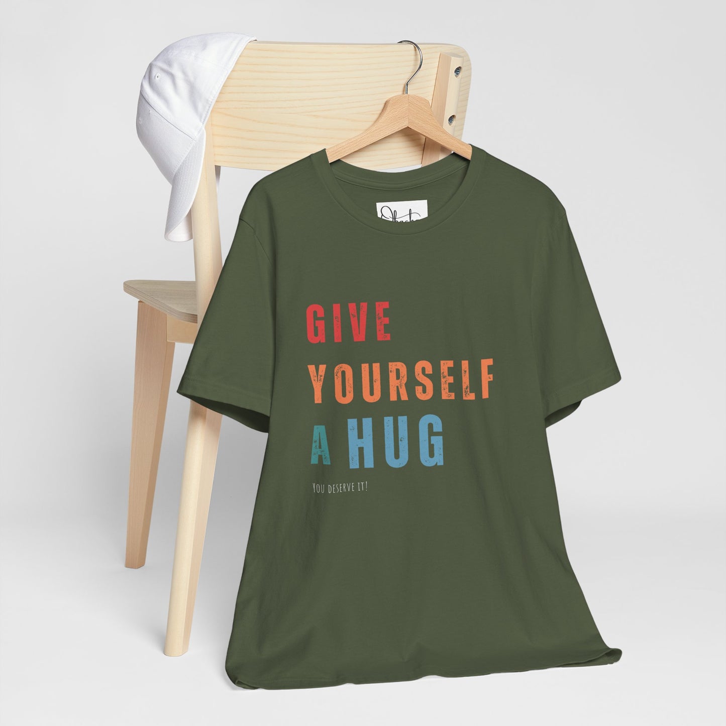 Give Yourself a Hug Jersey Short Sleeve T-Shirts