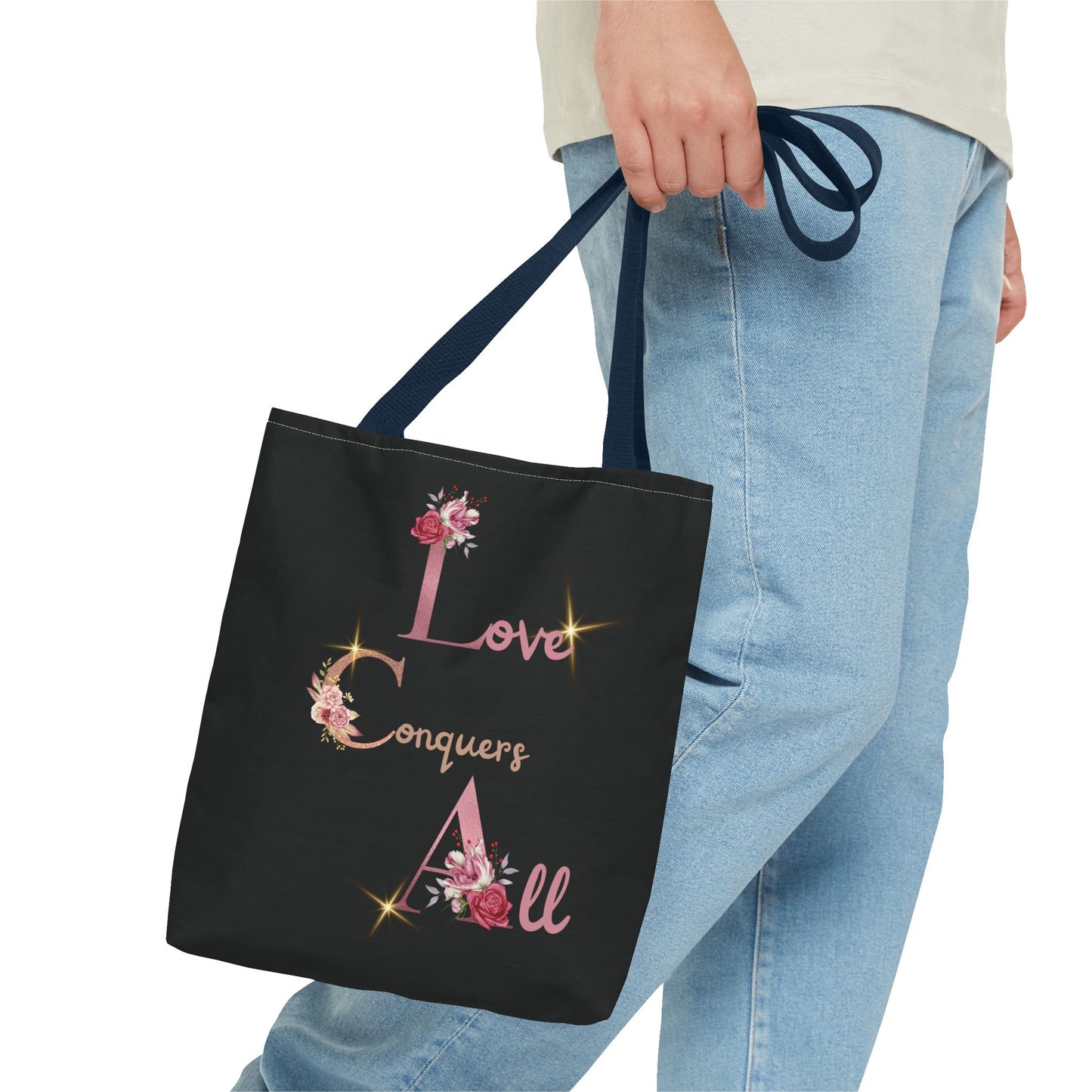 "Love Conquers All" Tote Bag