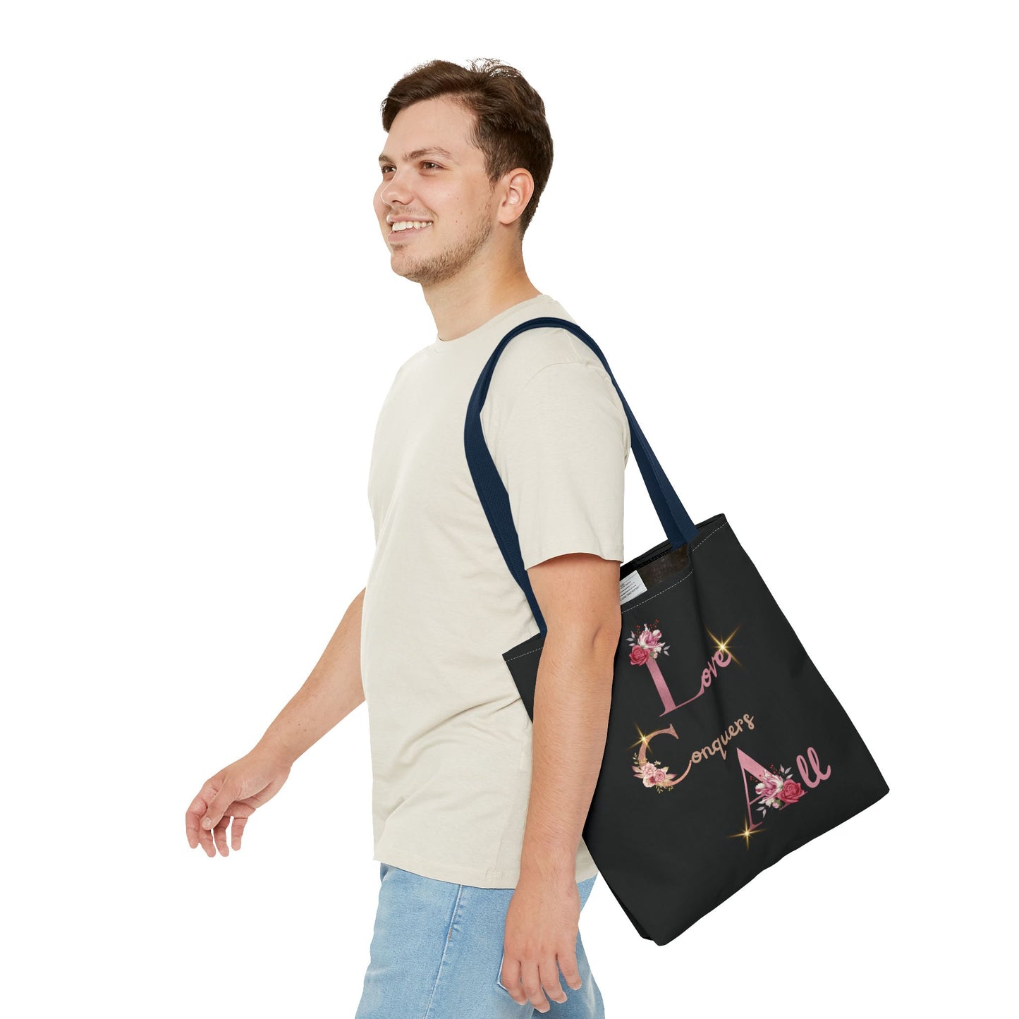 "Love Conquers All" Tote Bag