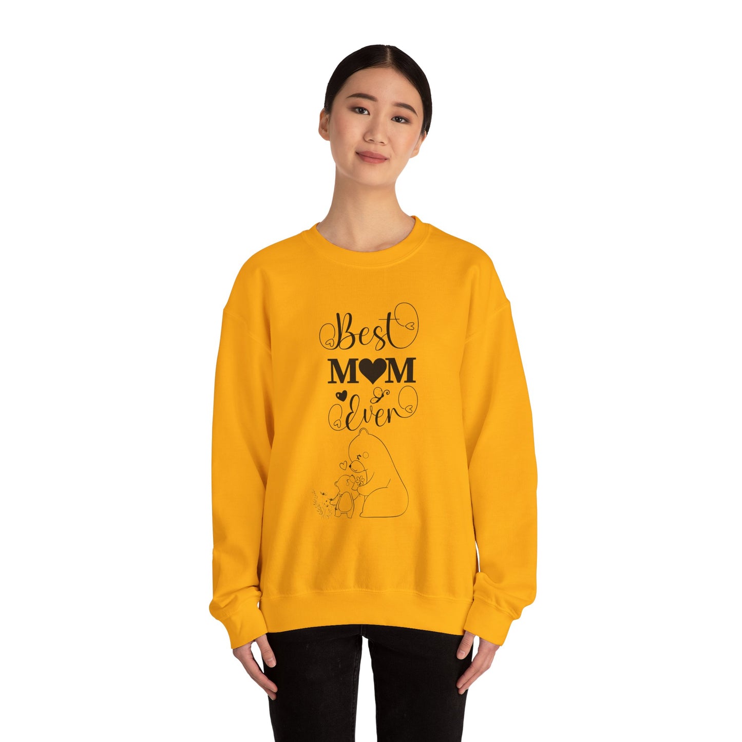 Best Mom ever! Heavy Blend™ Crewneck Sweatshirt