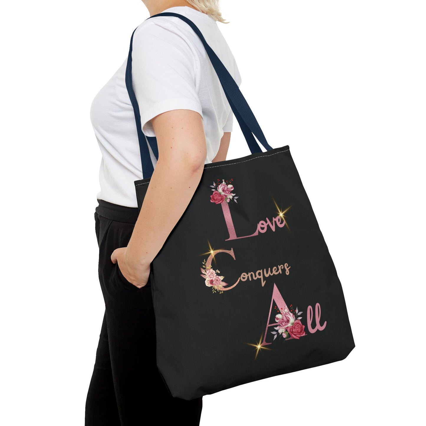 "Love Conquers All" Tote Bag