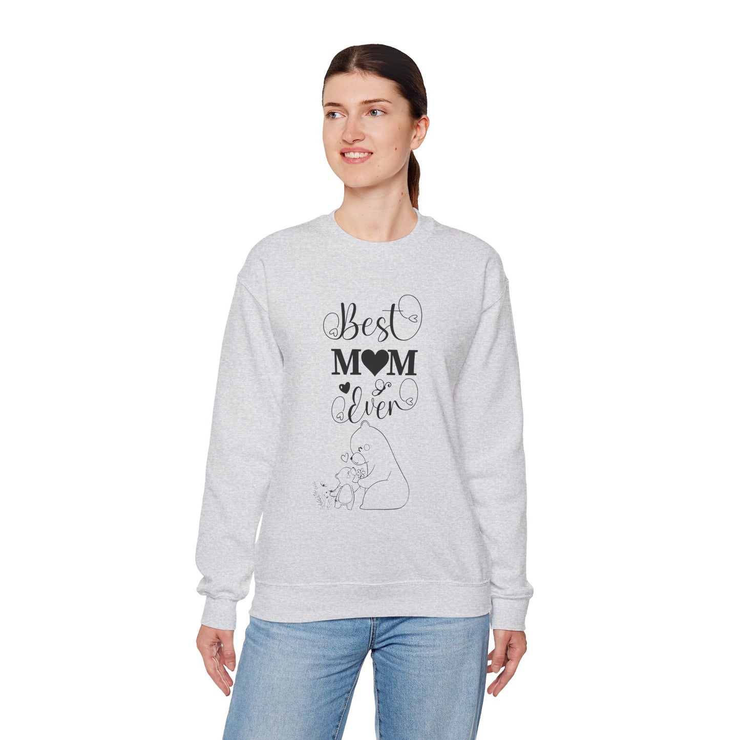 Best Mom ever! Heavy Blend™ Crewneck Sweatshirt