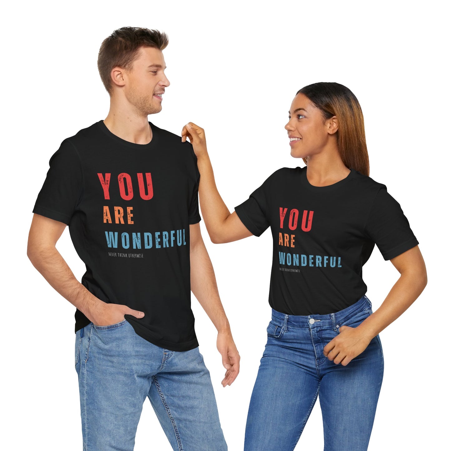 You Are Wonderful Jersey Short Sleeve T-Shirts