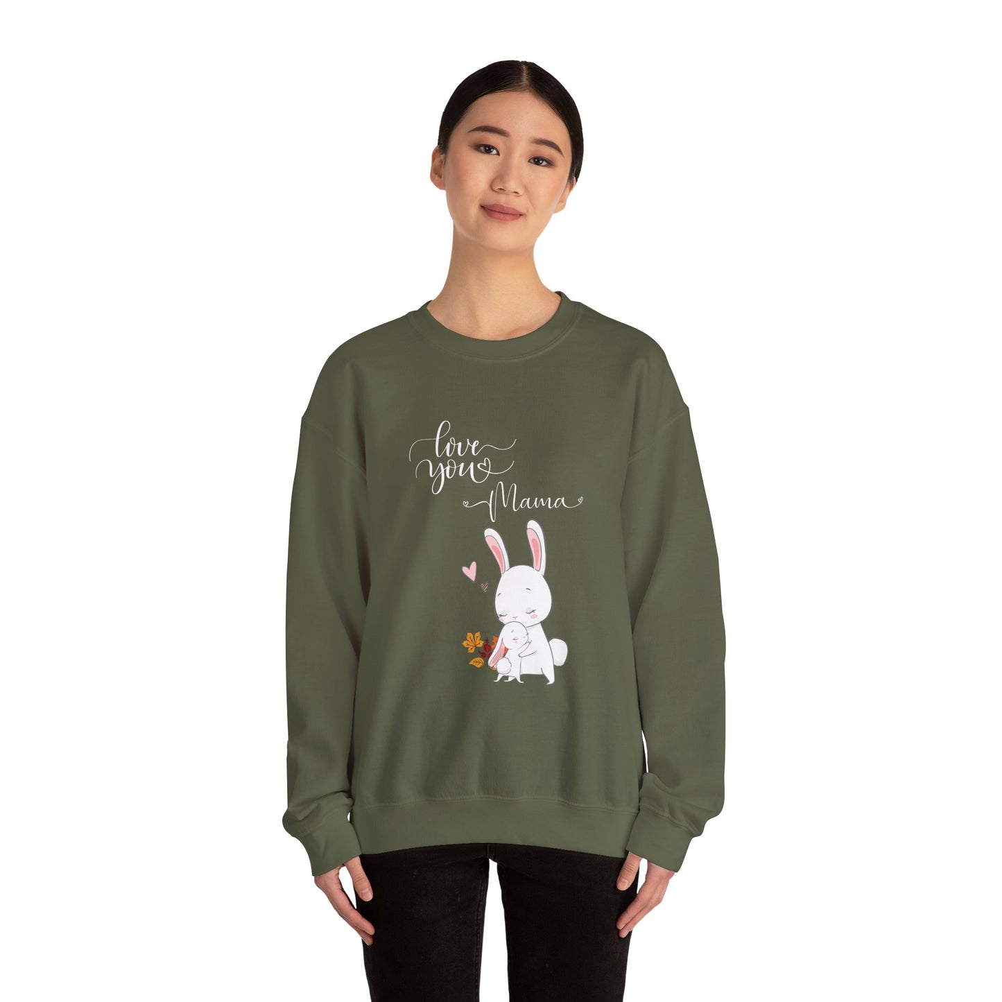 "Love You Mama" Crewneck Sweatshirt
