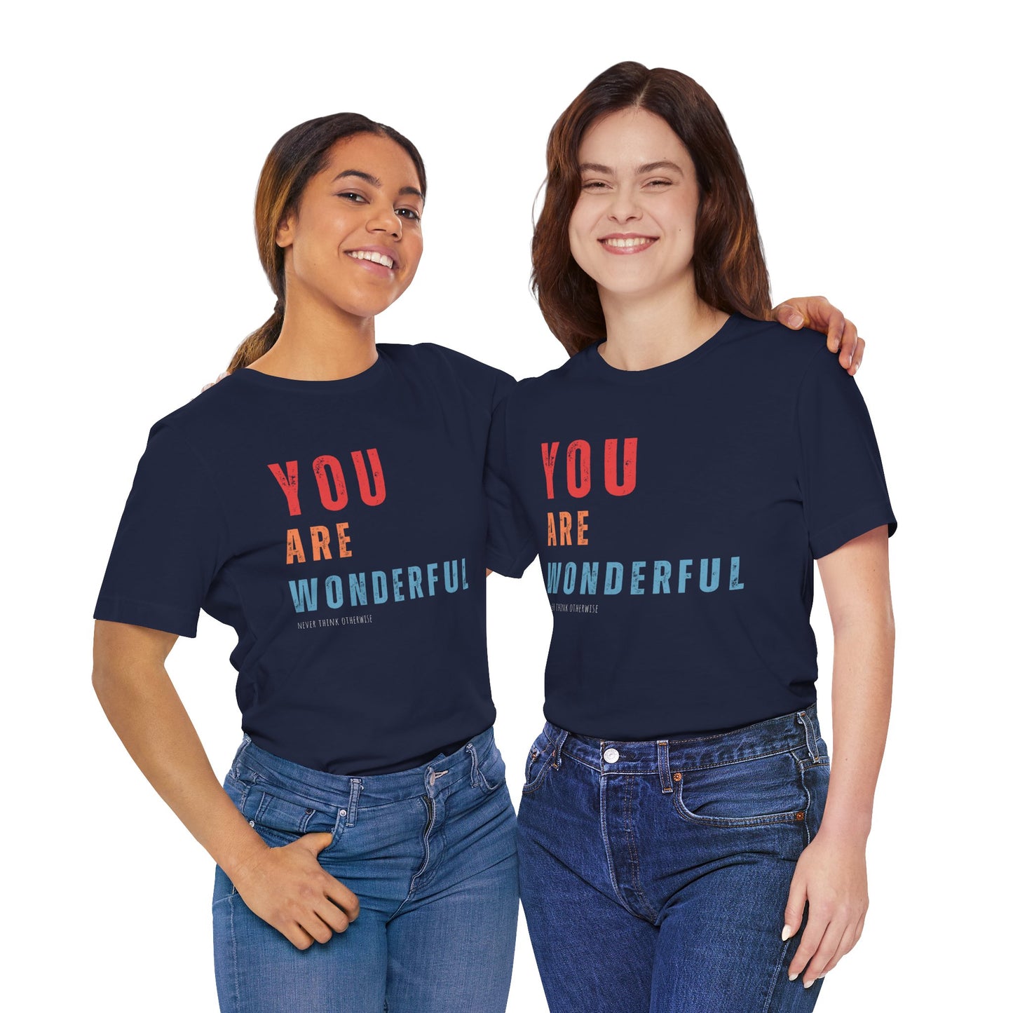 You Are Wonderful Jersey Short Sleeve T-Shirts