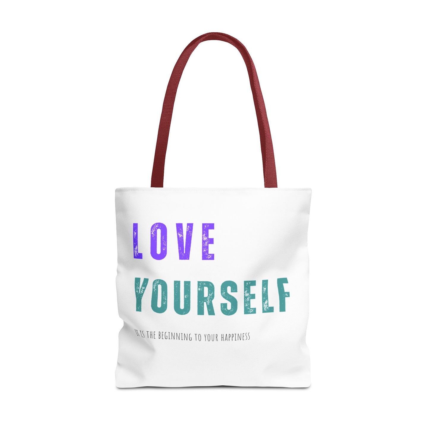 "Love Yourself ...it is the beginning to your happiness" Tote Bag