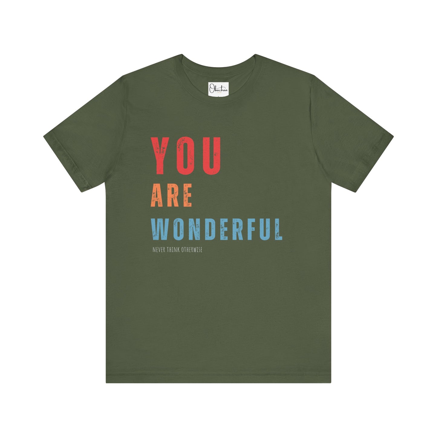You Are Wonderful Jersey Short Sleeve T-Shirts
