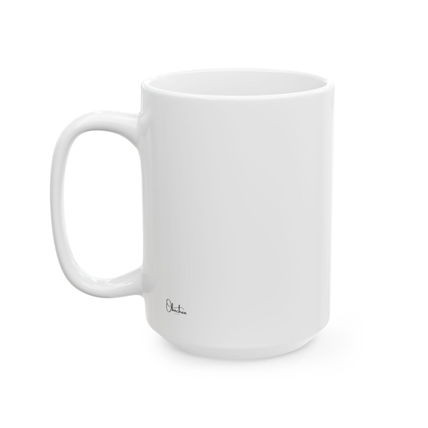 "Mom, My Shining Star" Ceramic Mug, (11oz, 15oz). Personalized with you own name, text, or photo.