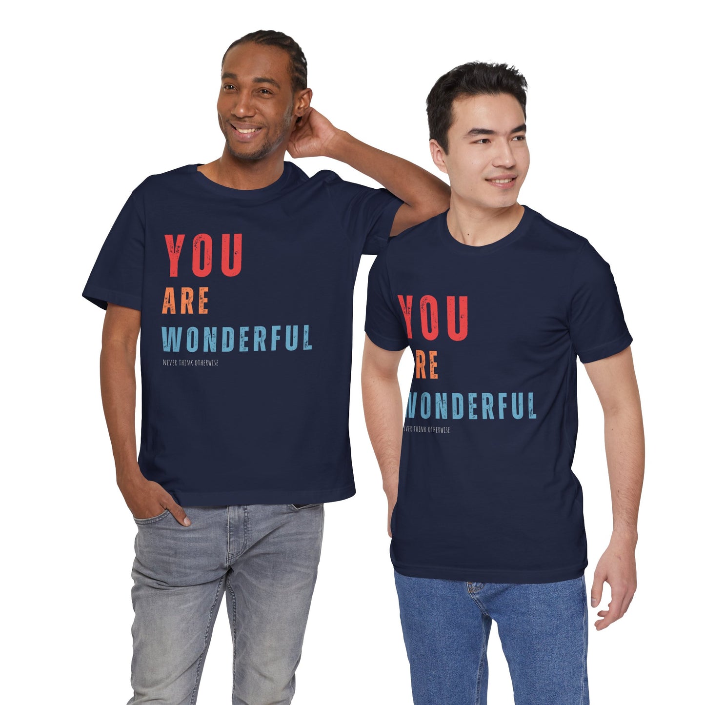 You Are Wonderful Jersey Short Sleeve T-Shirts