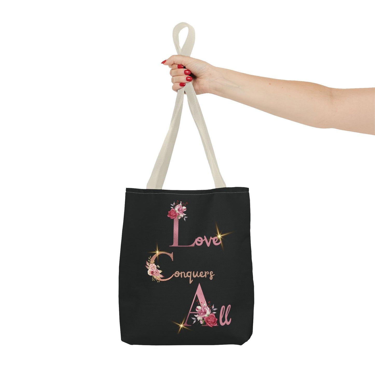 "Love Conquers All" Tote Bag