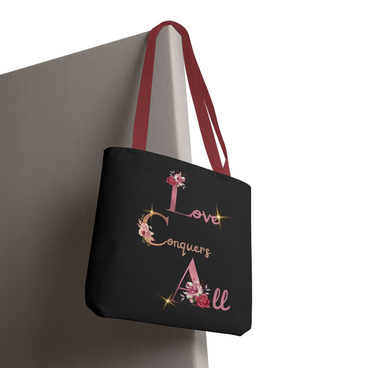 "Love Conquers All" Tote Bag