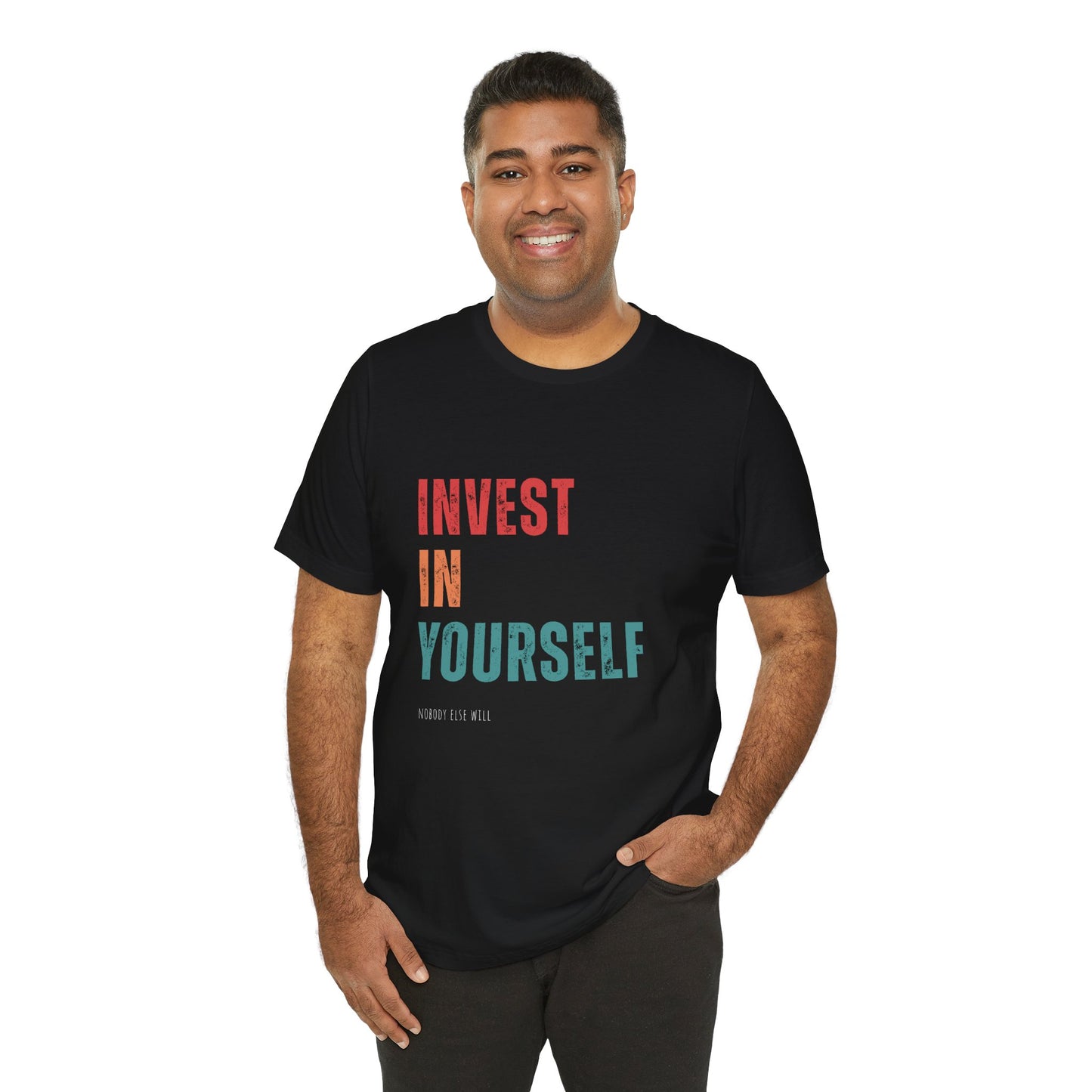 Invest in Yourself Jersey Short Sleeve T-shirts