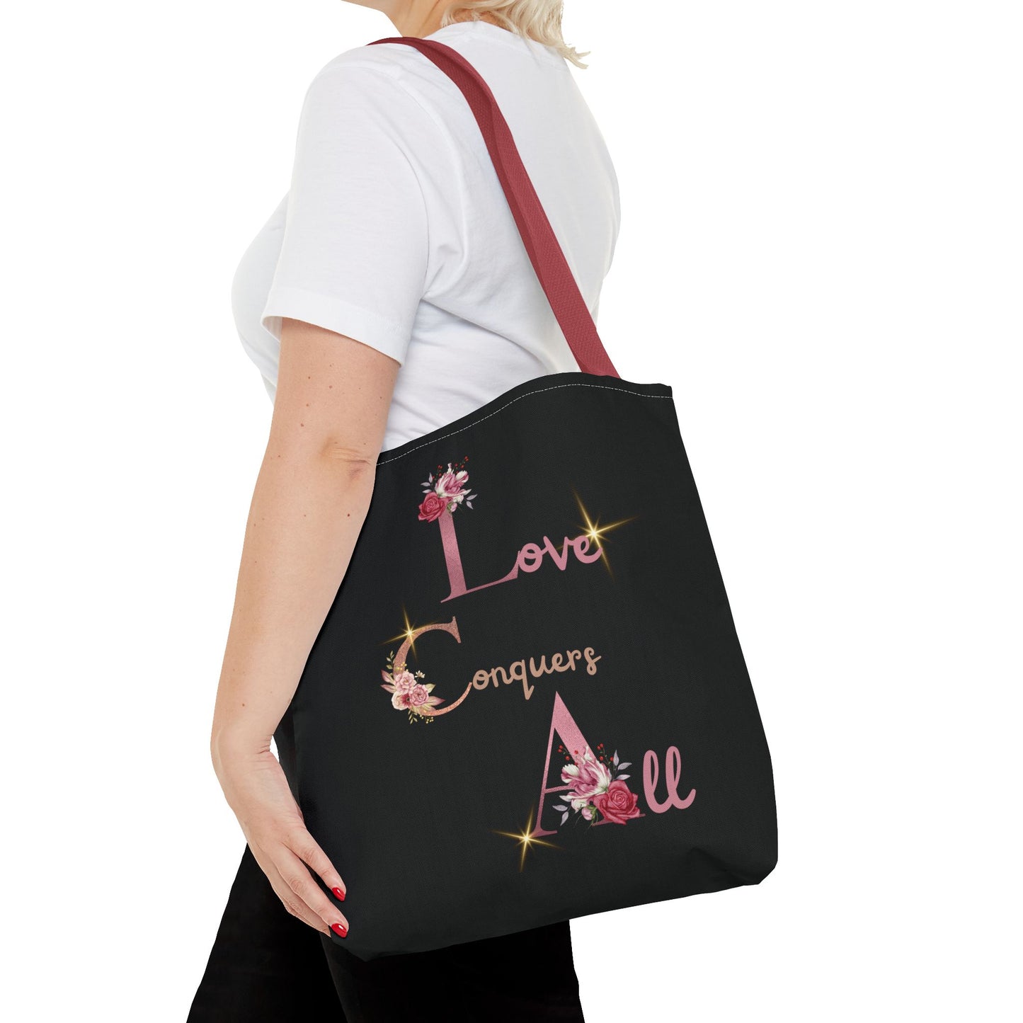 "Love Conquers All" Tote Bag