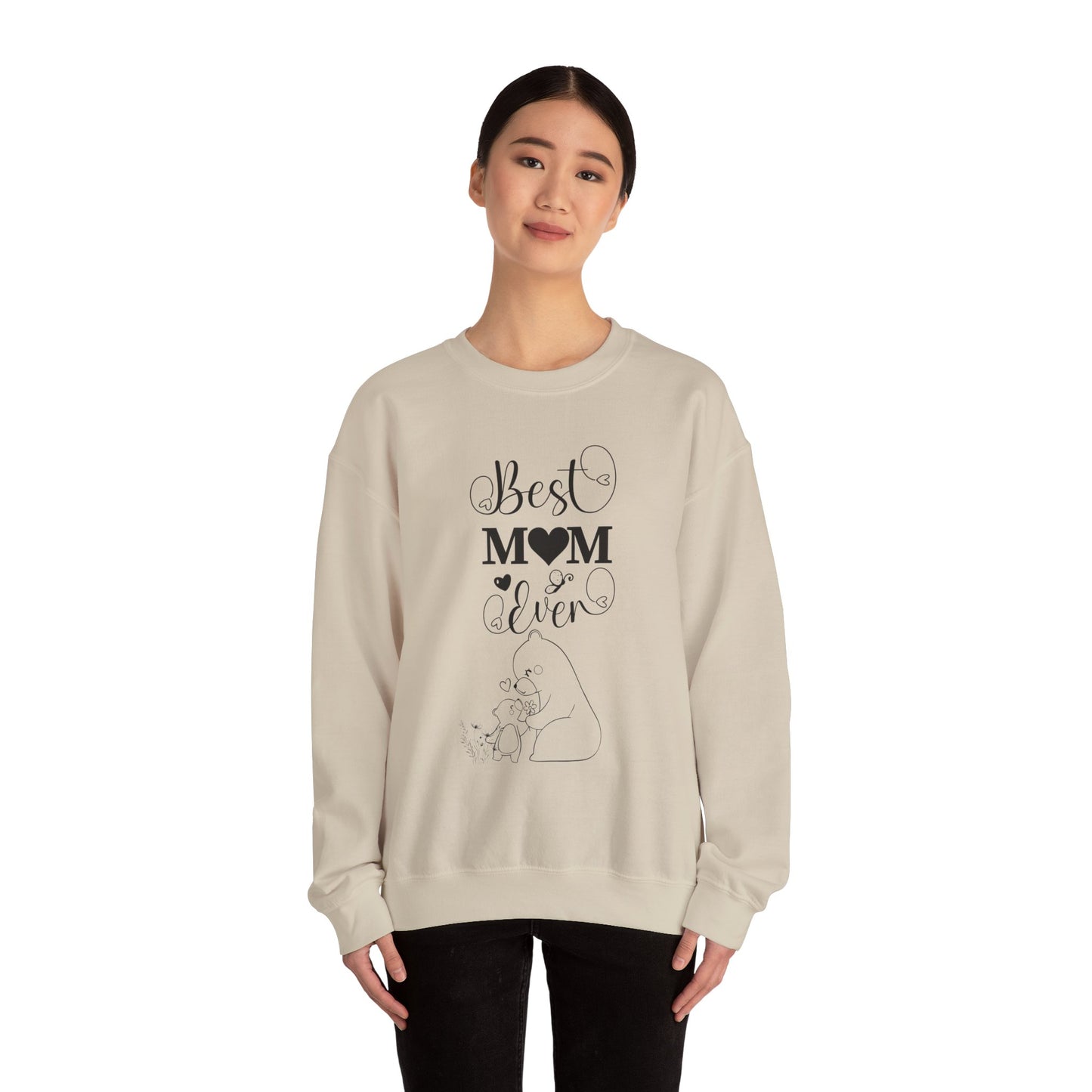 Best Mom ever! Heavy Blend™ Crewneck Sweatshirt