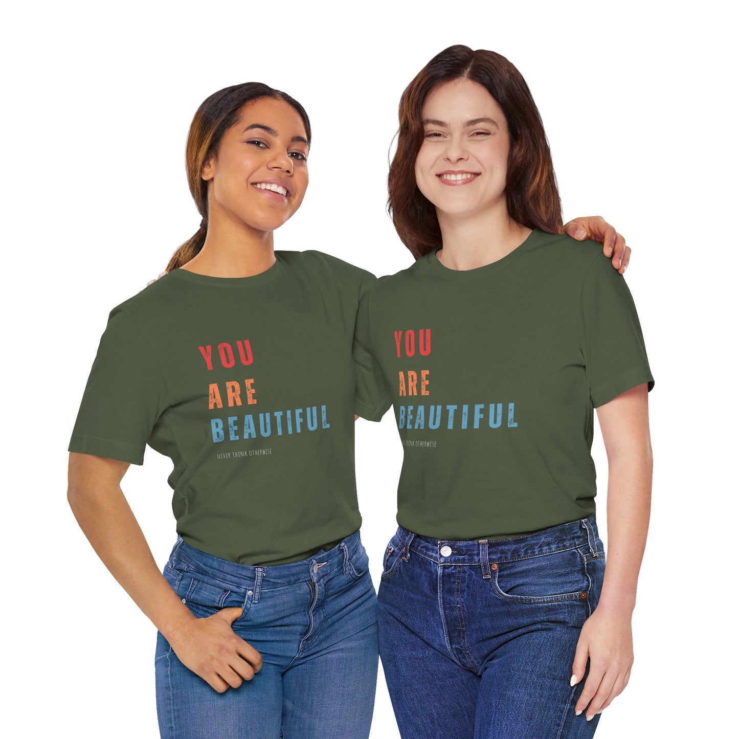 You Are Beautiful Jersey Short Sleeve T-Shirts