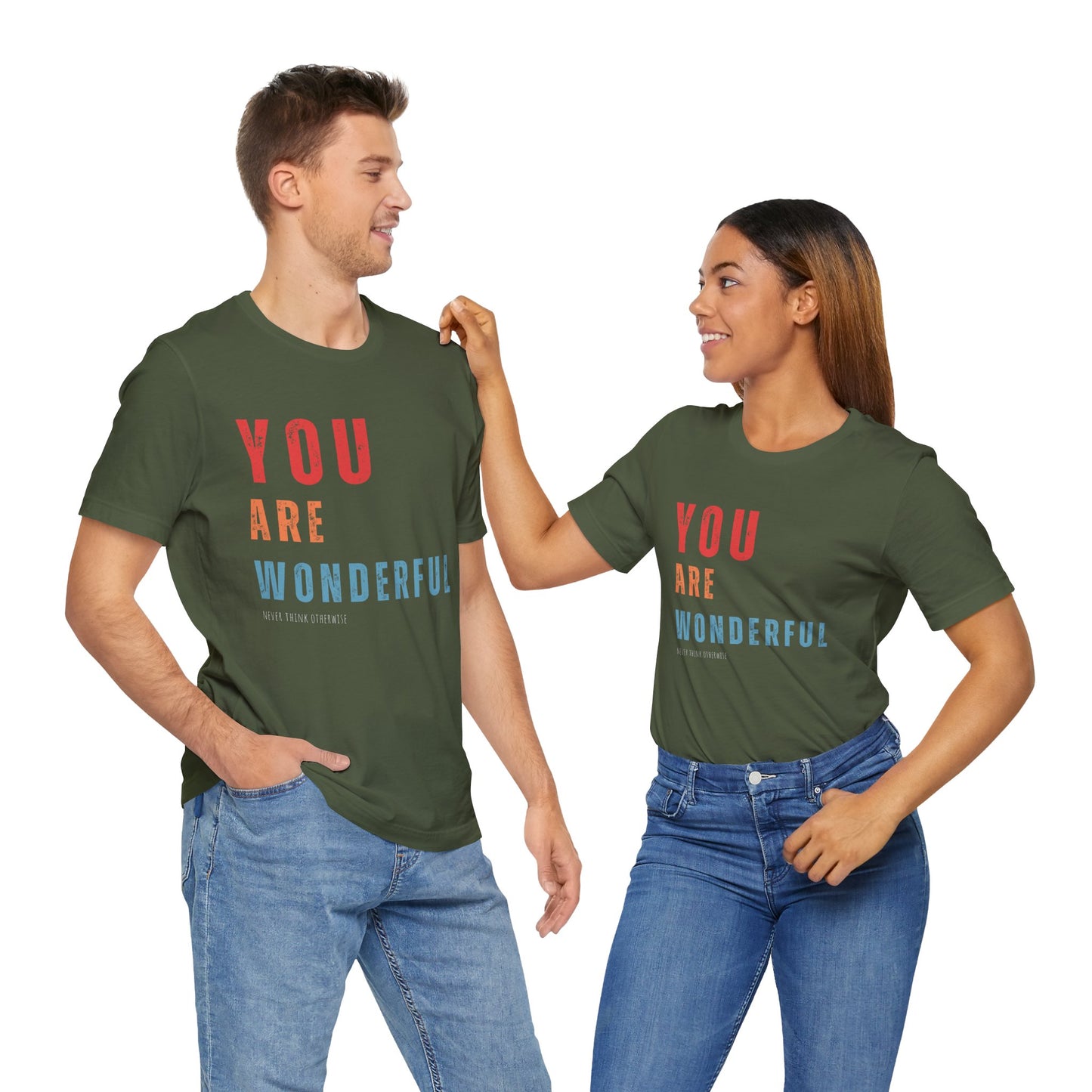 You Are Wonderful Jersey Short Sleeve T-Shirts