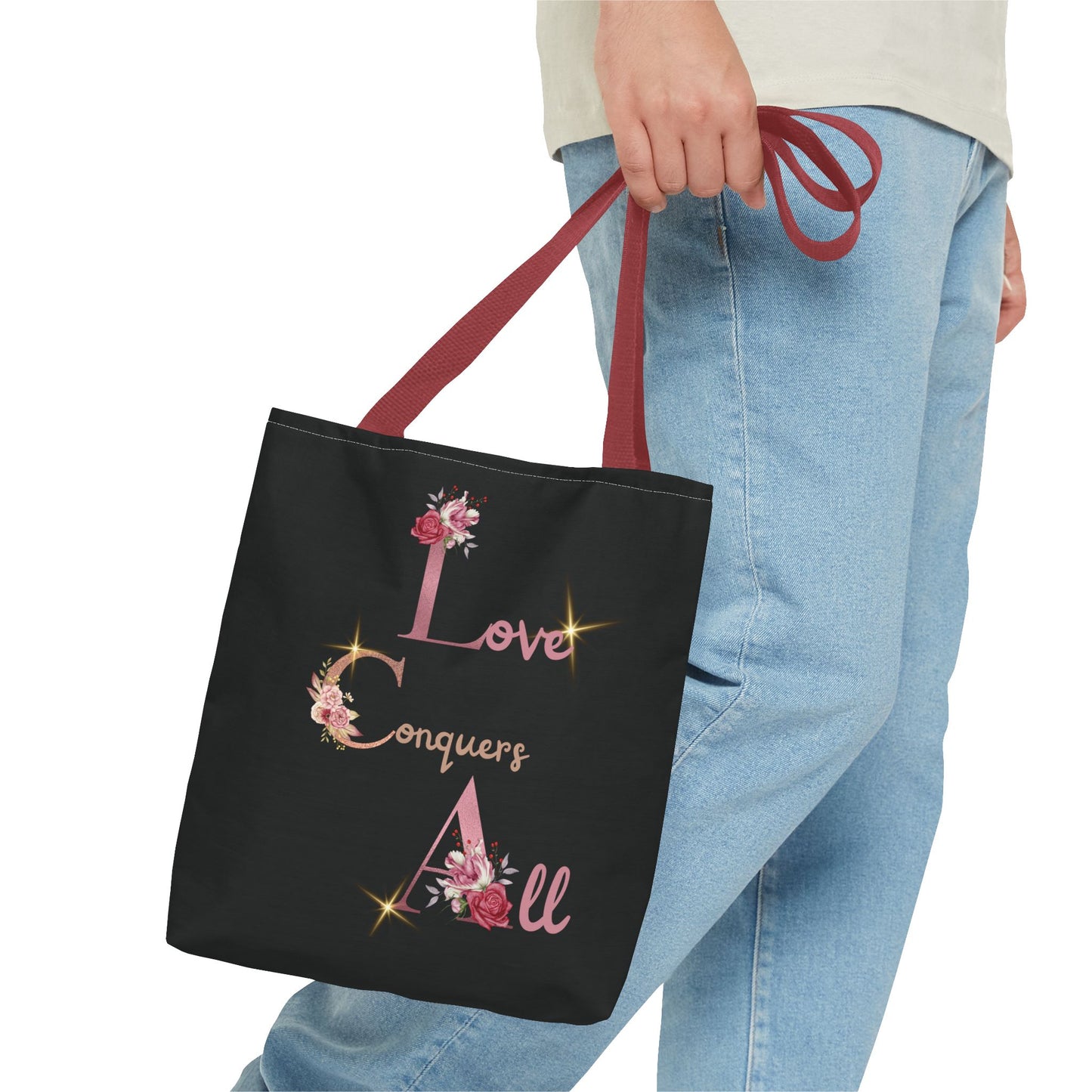 "Love Conquers All" Tote Bag