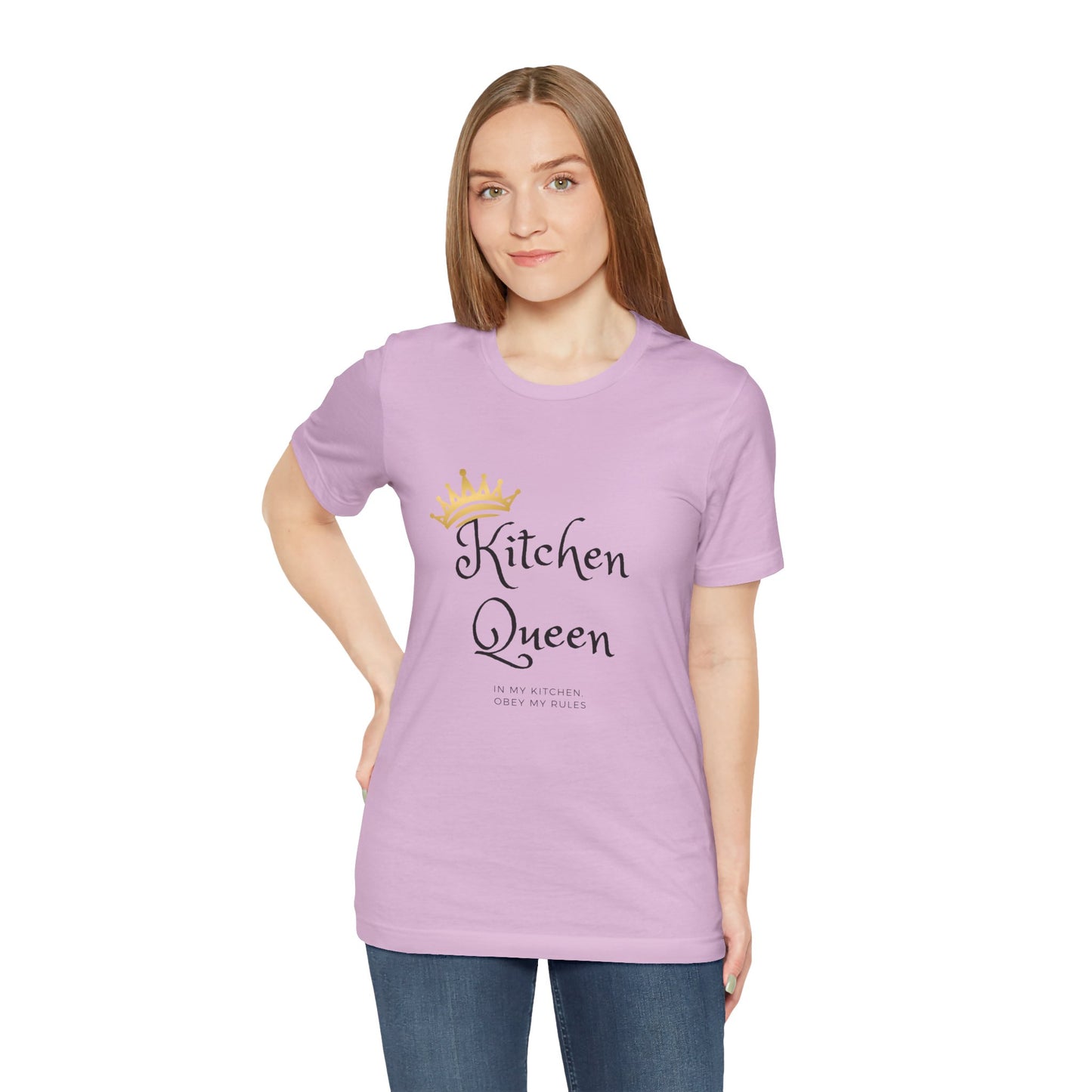 "Kitchen Queen" Jersey Short Sleeve T-shirts