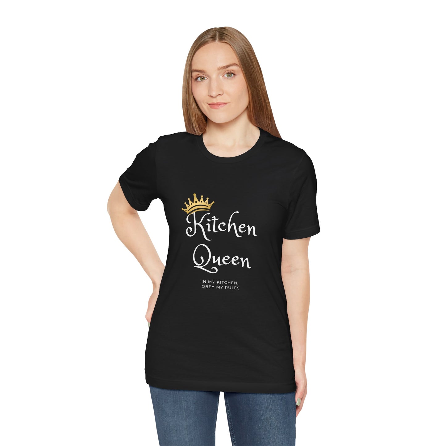 "Kitchen Queen" Jersey Short Sleeve T-shirts