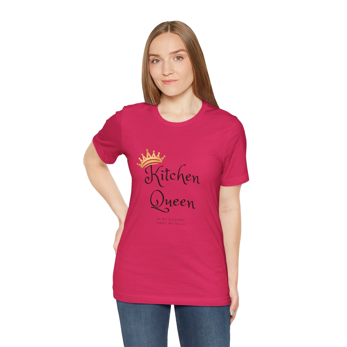 "Kitchen Queen" Jersey Short Sleeve T-shirts