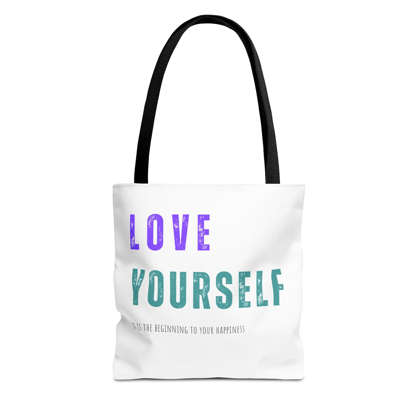 "Love Yourself ...it is the beginning to your happiness" Tote Bag