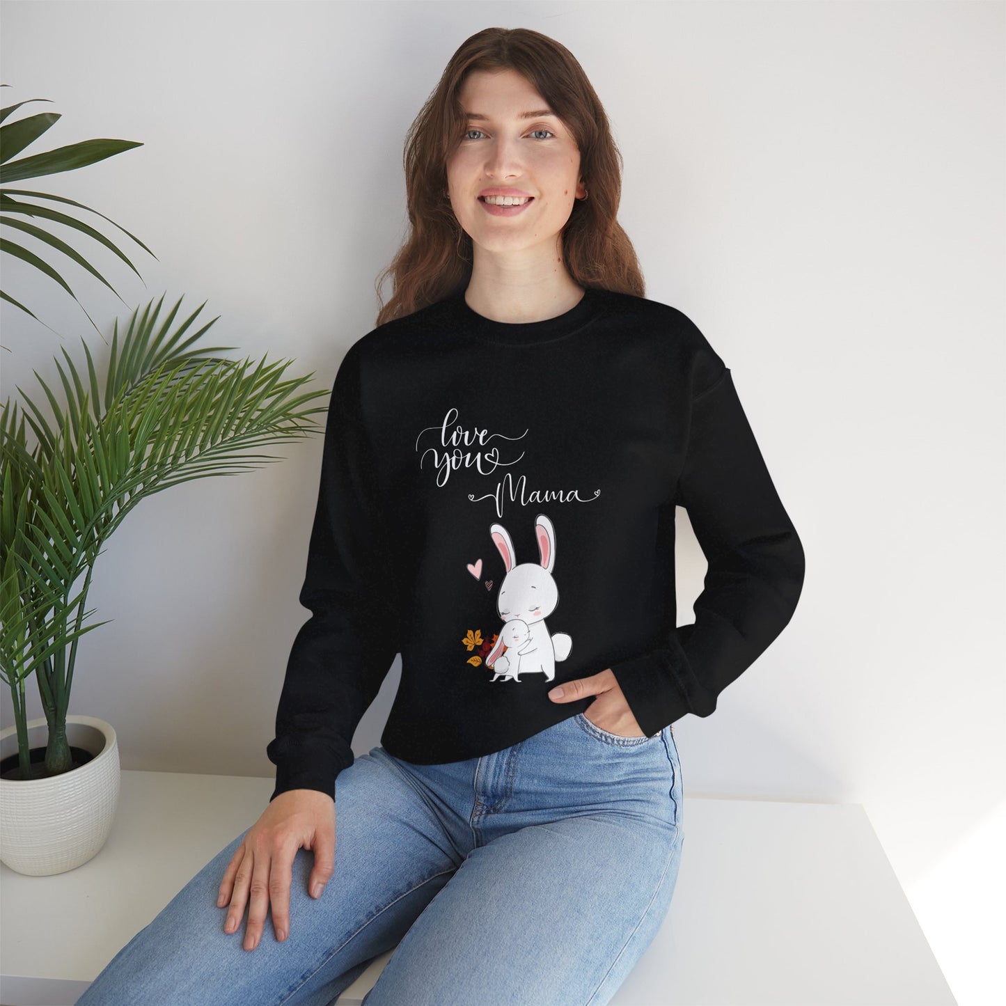 "Love You Mama" Crewneck Sweatshirt