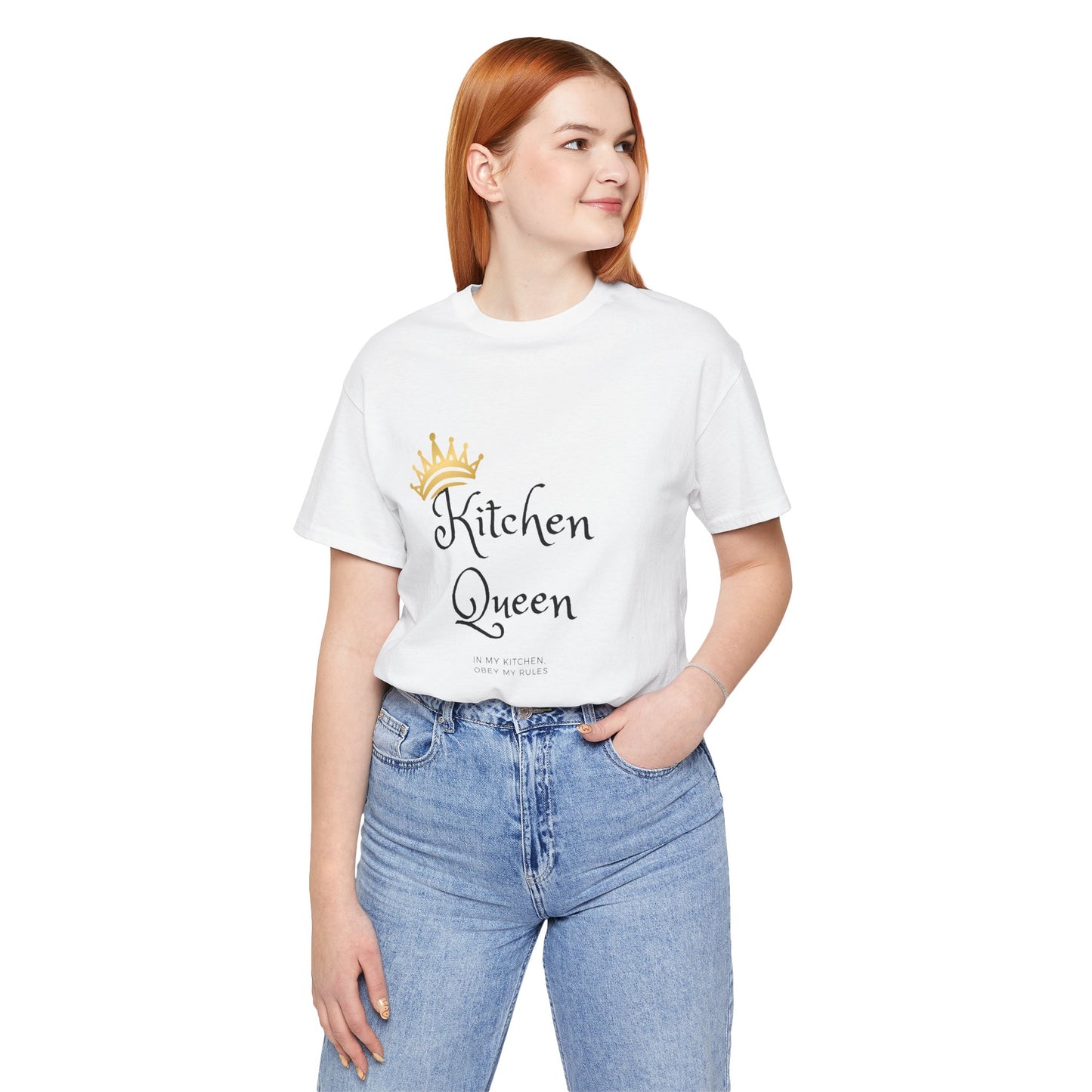 "Kitchen Queen" Jersey Short Sleeve T-shirts