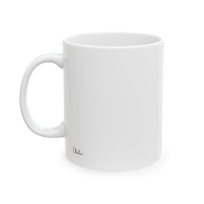"Mom, My Shining Star" Ceramic Mug, (11oz, 15oz). Personalized with you own name, text, or photo.