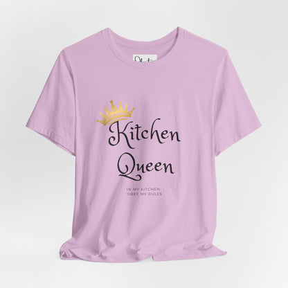 "Kitchen Queen" Jersey Short Sleeve T-shirts