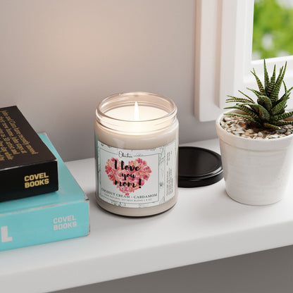 Coconut Cream + Cardamom Scented Soy Candle, 9oz