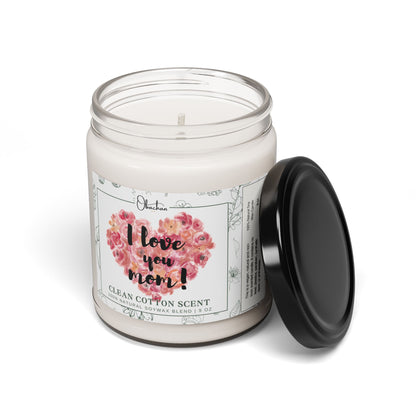 Clean Cotton Scented Soy Candle, 9oz