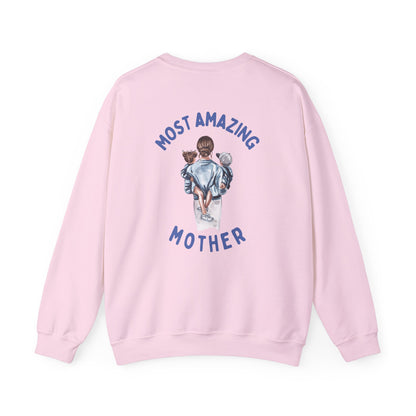 Most Amazing Mom Heavy Blend™ Crewneck Sweatshirt