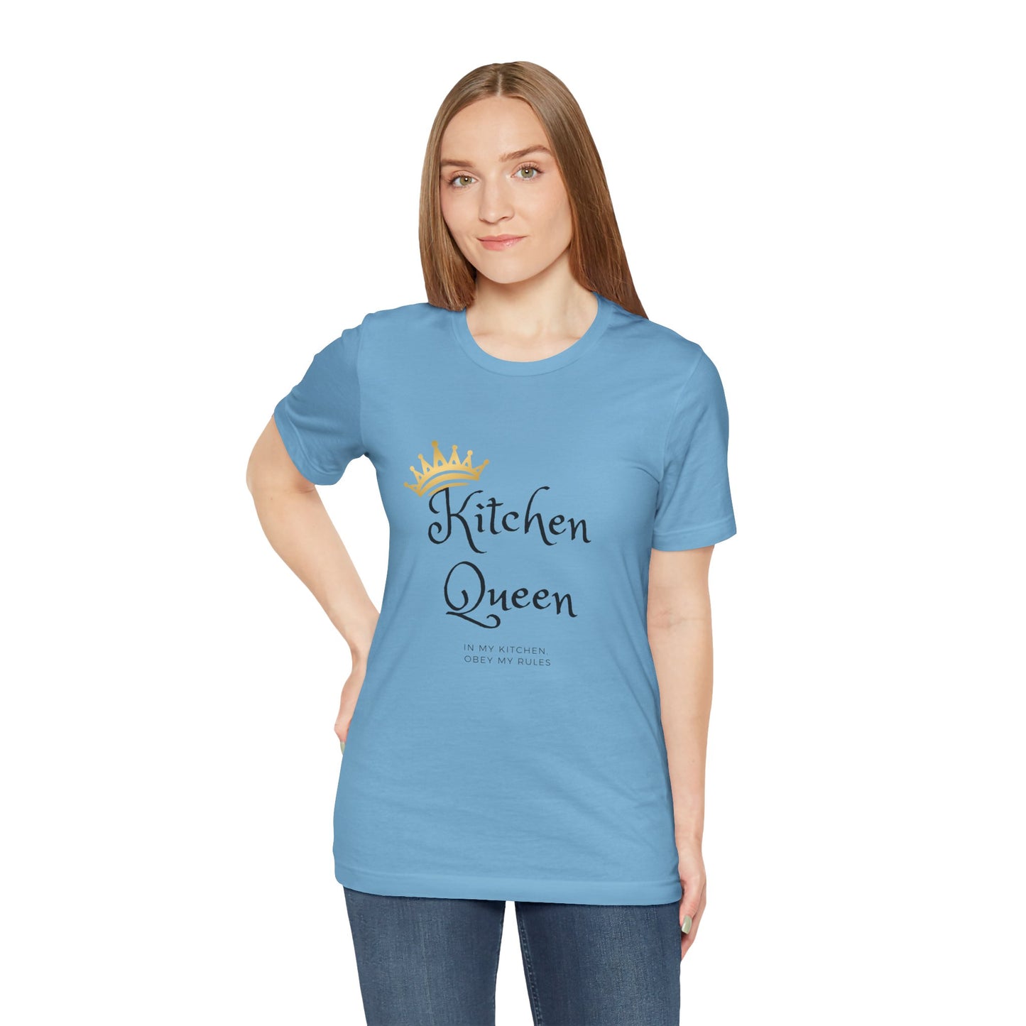 "Kitchen Queen" Jersey Short Sleeve T-shirts