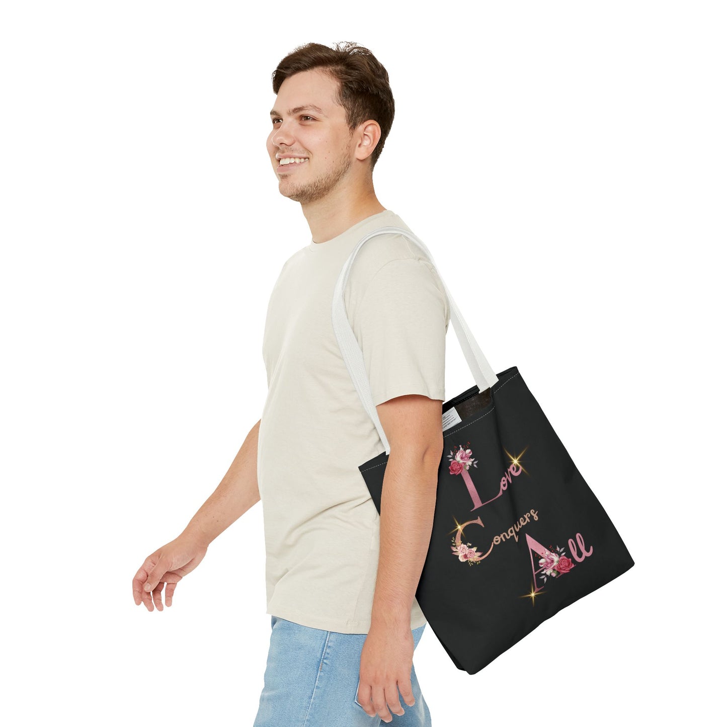 "Love Conquers All" Tote Bag