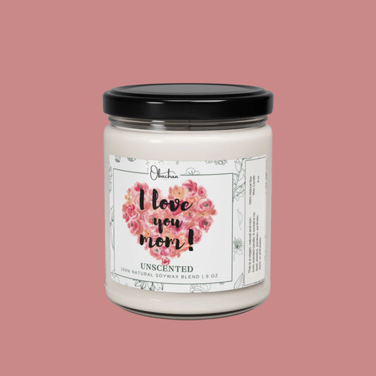 Unscented Soy Candle, 9oz
