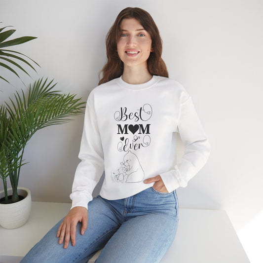 Best Mom ever! Heavy Blend™ Crewneck Sweatshirt