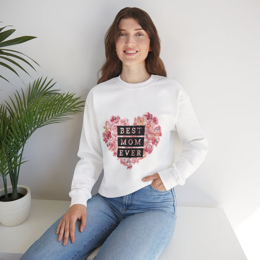 Best Mom Ever Heavy Blend™ Crewneck Sweatshirt